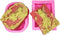 2pcs Flower Fairy Soap Molds Handmade Chocolate Making Bakeware Cooking Mousse Cake Silicone Moulds Fondant Gumpaste diy Mold (Pink)...
