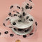 White Sheer Paw Prints Ribbon, 1-1/2" X 25Yd...