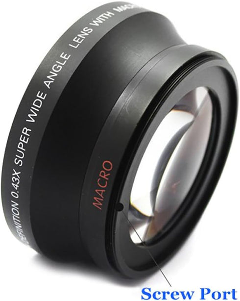 40.5mm Wide Angle Lens for Sony Alpha A5000, A5100, A6000, A6300, A6500, NEX-5TL, NEX-6 Digital Camera That has Sony 16-50mm f/3.5-5.6 OSS Alpha E...