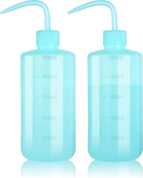 Tattoo Wash Bottle- Melphoe 2Pcs 500ml Water Squirt Bottle Succulent Watering, Safety Rinse Bottle Watering Tools, Tattoo Supplies, Irrigation Squ...