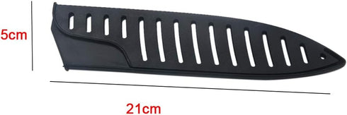 Black Plastic Kitchen Knife Blade Protector Cover for 8 Inches Knife, 8 Inch Knife sheath, 8 Inch Knife Cover Practical Black Protector For Knife ...