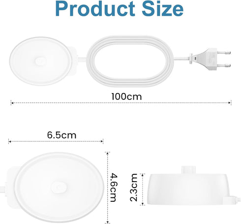 220V Toothbrush Charger Base for Braun Oral B Electric Toothbrush?Portable Inductive Model 3757 Charger Replacement ?240V European Travel Toothbru...