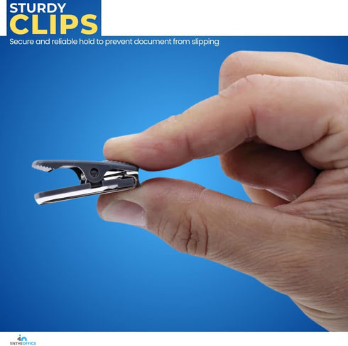1InTheOffice Cubicle Clips for Fabric Walls, Fabric Panel Wall Clips, Cubicle Wall Clips, Black, 25/Pack...