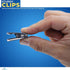 1InTheOffice Cubicle Clips for Fabric Walls, Fabric Panel Wall Clips, Cubicle Wall Clips, Black, 25/Pack...