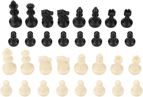 Standard Chess Pieces, International 32 Standard Chess Game Pieces Set Chess Pieces Replacement Tournament Chessmen Replacement Pieces Gift Intera...