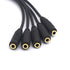 3.5mm Headset Splitter, 5 Way 1/8" 1 Male to 5 Female TRS Stereo Jack Audio Extension Cable Cord...