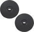 4 Inch Acrylic Turntable Organizer, 2 Pcs Black 360 Degree Rotation Round Turntable for Kitchen Pantry Table Countertop Cabinet Decorating...