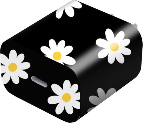 Charger Skin Charger Decal Wrap Compatible with iPhone 18W / 20W Charger Wall Charger Stickers Daisies......
