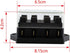 ESUPPORT Car Truck 4 Way Circuit Standard ATO Blade Fuse Box Block Holder 12V 24V...