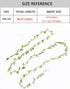 Artificial Leaf Skinny Belts Twisted Braided Waist Rope with Faux Pearl for Women Dresses DIY Wreath Gift Wraping Craft...