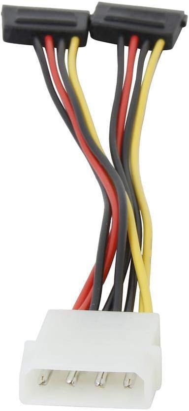 Nippon Labs POW-S6800-6IN 5.25 Male to SATA x 2internal DC Adaptor Cable...