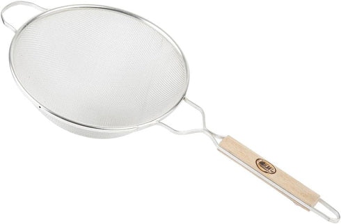 Tablecraft 10-1/4" Tinned Medium Mesh Strainer...