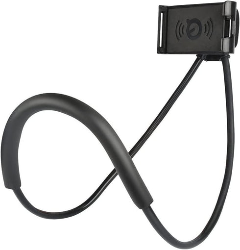 Universal Smart Mobile Phone Stand,Hanging on Neck Cell Phone Mount Holder, Lazy Cell Phone Holder (Black)......