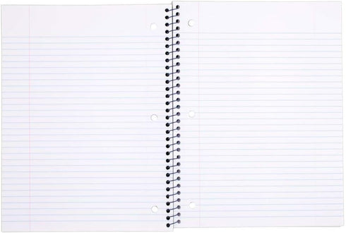 Mead Spiral Notebooks, 1 Subject, College Ruled Paper, 70 Sheets, 10-1/2" x 7-1/2", Shape It Up, Design May Vary, 3 Pack (38191)...