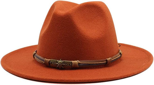 Hat Bands for Cowboy Hats Retro Ethnic Handmade Decorative Jewelry Hats Accessories Clothing Belt Waist Ornaments (Skeleton)...