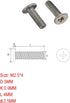 6Pcs Bearings,4Pcs Bearing Screws & 4Pcs Blades Screws for Mini Pneumatic Chamfering Machine,Replaceable Chamfering Tool Accessories Kits...