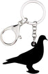 Acrylic Cute Pigeon Keychain Charms Bird Keyring Jewelry For Women Girls...