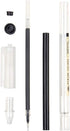 12Pcs 0.35 mm Black Gel Ink Pens, Extra-Fine Ballpoint Pen, for Office School Stationery Supply (12PCS)...