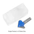 Router Bits 1-1/2" Dia 1/2" Shank 90 Degree V Type End Mill Carbide for Woodworking Carpentry Engraving Edge Trimmer Cutter Tools...