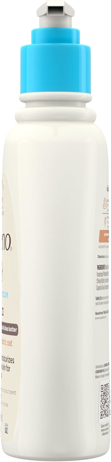 Aveeno Baby Daily Moisturizing Cream with Prebiotic Oat, Hypoallergenic Baby Lotion with Coconut Oil & Shea Butter Moisturizes Sensitive Skin for ...