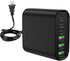 USB C Charger,100W 6 Port Charging Station with 3 USB C Ports and 3 QC USB A Ports, Portable PD Fast USB C Wall Charger for iPhone 14/13/12/11/Air...