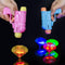 3 Pack LED Light Up Spinning Tops with Launcher Gyroscope, Colorful Flashing Toys Novelty Spinning Light Up Toy Party Favors Goodie Bag Fillers Gl...