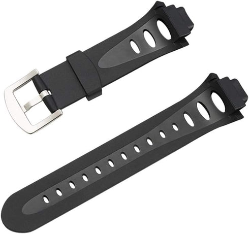 Watch Bands Compatible with Suunto Observer Tt St Sr G6 X6HRM, Classic Soft Rubber Replacement Wrist Strap for Suunto Observer Tt St Sr G6 X6HRM S...