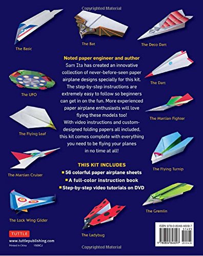 Next Generation Paper Airplanes Kit: Engineered for Extreme Performance, These Paper Airplanes are Guaranteed to Impress: Kit with Book, 32 origam...