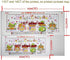 Uotp Cross Stitch Kits Pre-Printed Cross Stiching Stamped Cross Stitch Kit 14CT DIY Art Crafts for Beginners Three Basin Flower...