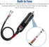 Car Cigarette Lighter Male Plug Adapter with LED Light 12V 15A Fuse Replacement Cigar Lighter Power Plug 16AWG Extension Cord Universal (2 Pack)...