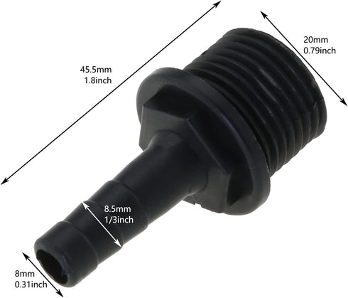 5IN1 Nozzles Kit for Fountain Pump, Aquarium, Fish Tank, Pond, Hydroponics, Statuary Accessories 5 Sizes...