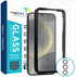 Tech Armor Samsung Galaxy S24 Plus Screen Protector - 2 Pack, Ballistic Tempered Glass, Case-Friendly Design + Installation Tray with Bonus Lens P...
