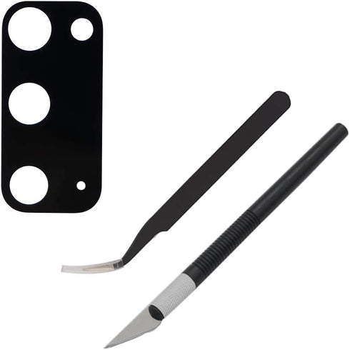 Rear Back Camera Lens Glass Replacement for Samsung Galaxy S20 G980 / S20 5G G981 6.2 Inch (All Carriers) with Pre-Installed Adhesive, Anti-Static...