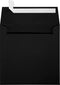 LUXPaper Square Invitation Envelopes | Peel & Press | 6" x 6" | Black Linen | 80lb. Text | 50 Qty...