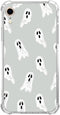 Cute Halloween White Ghost Case Compatible with iPhone XR, Spooky Ghost Case for iPhone XR for Teens Men and Women, Cool TPU Bumper Phone Case Cov...