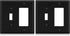 Combination Wall Plate ELEGRP 2-Gang 1-Toggle Light Switch 1-Decorator/GFCI Device Combination Wall Plates, Mid-Size 4.88" x 4.94" Unbreakable The...