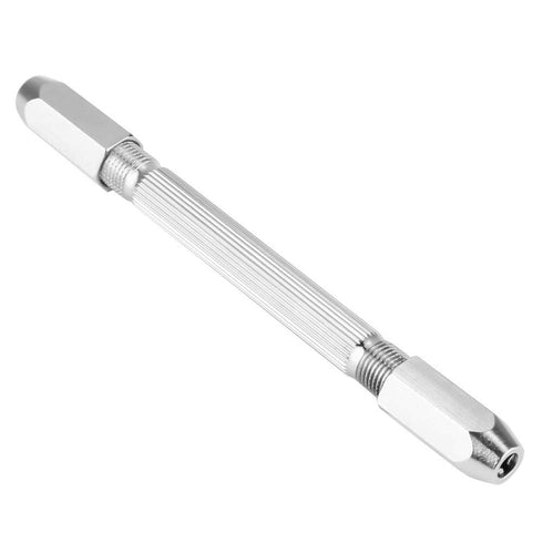 0-3mm Double End Hand Drill, Mini Micro Manual Gimlet Double End Pin Vice Drill Hand Drilling Tool for Drilling Wood,...