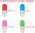 101PCS Cute Capsule Message Love Letters Plastic Capsule Love Letters in Wish Bottle,Lover Gift for Anniversary,Valentines,and Long Distance Relat...
