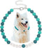 Madison Tyler Dog Beaded Necklace | Adjustable Beaded Durable Dog Necklace | Cute Fashion Pet Collar | Good Boy Jewelry Green Beaded Puppy Accesso...