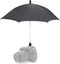 Large Rain Cover/Sunshade, 360 Adjustable Camera Umbrella for DSLR, Lightweight & Compact, Black...