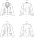 Vogue Misses' Semi-Fitted and Lined Jacket Sewing Pattern Kit, Design Code V1972, Sizes 16-18-20-22-24...