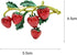 Strawberry Enamel Brooch For Women Red Strawberry Pin Brooch Fruit Brooches Pins Badges for Clothing Backpacks Bag...