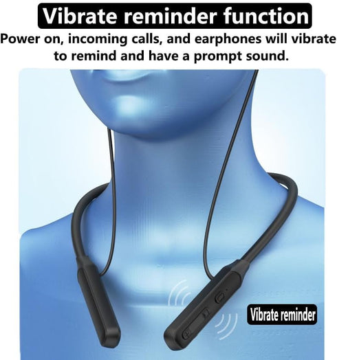 Neck Headphones Wireless Bluetooth?V5.2 with Microphone Neckband Bluetooth Headphones?35 Hours of Playtime in-Ear Bluetooth Neckband Earbuds IPX7 ...