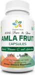 AMLA Capsules. 1000mg per Serving, 120 Veg Capsules. Natural Vitamin C and Antioxidants. Raw Whole Superfood. All Natural, Fresh and Original. No ...