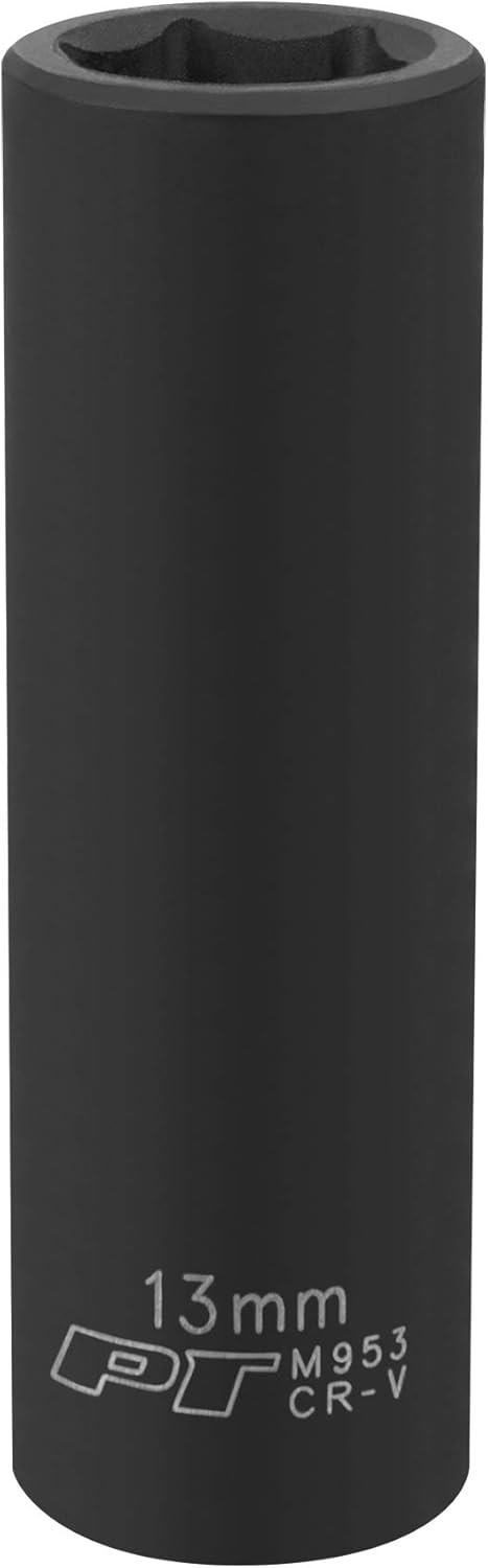 Performance Tool M953 3/8-Inch 13mm Deep Wall Impact Socket for Efficient Automotive Repair and Maintenance...