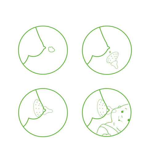 haakaa Nippleshield Silicone Nipple Shields for Breastfeeding with Carry Case Super-Soft, 1pk...