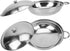 Kichvoe Stainless Steel Wok Pan with Lid 2pcs Double Handle Everyday Pan Nonstick Frying Pan Shabu Pot Seafood Cookware Fits All Stoves for Home O...