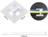100 Pack Adhesive Cable Tie Mount Zip Ties Wraps 150mm x 3.6mm White Self Wire Tie Base Holder for Home Office Garage and Workshop...