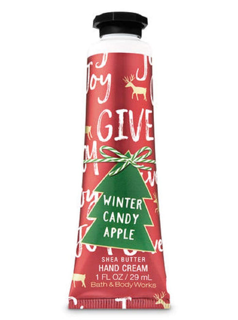 Bath and Body Works WINTER CANDY APPLE Shea Butter Hand Cream 1.0 Fluid Ounce (2018 Edition)...