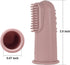 haakaa Silicone Baby Finger Toothbrush, Oral Care for Infants&Babies&Toddlers&Kids, Soft Food Grade Silicone, 0 Months+, 2 Pack, Blush...